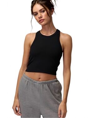 Spiritual Gangster Tori Crop Tank Black XL